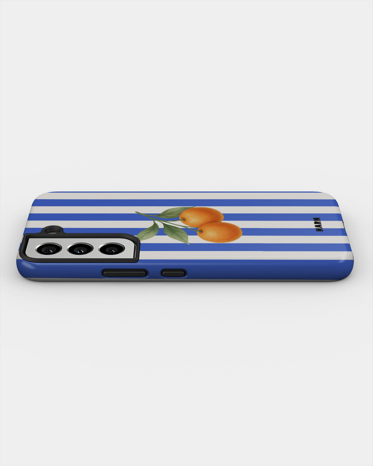 Samsung Galaxy S22 Tough Case – Orange Stripes - View 3