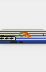 Samsung Galaxy S22 Tough Case – Orange Stripes - View 3