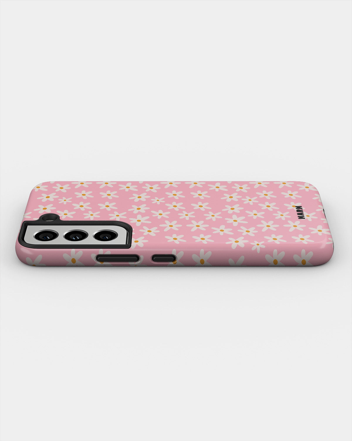 Samsung Galaxy S22 Tough Case – Pink Daisy - View 3