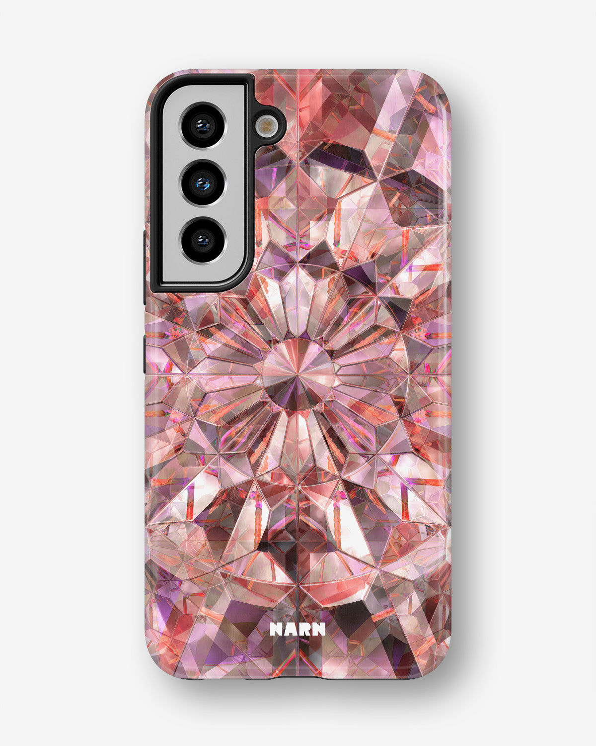 Samsung Galaxy S21 Tough Case – Pink Crystals - View 1