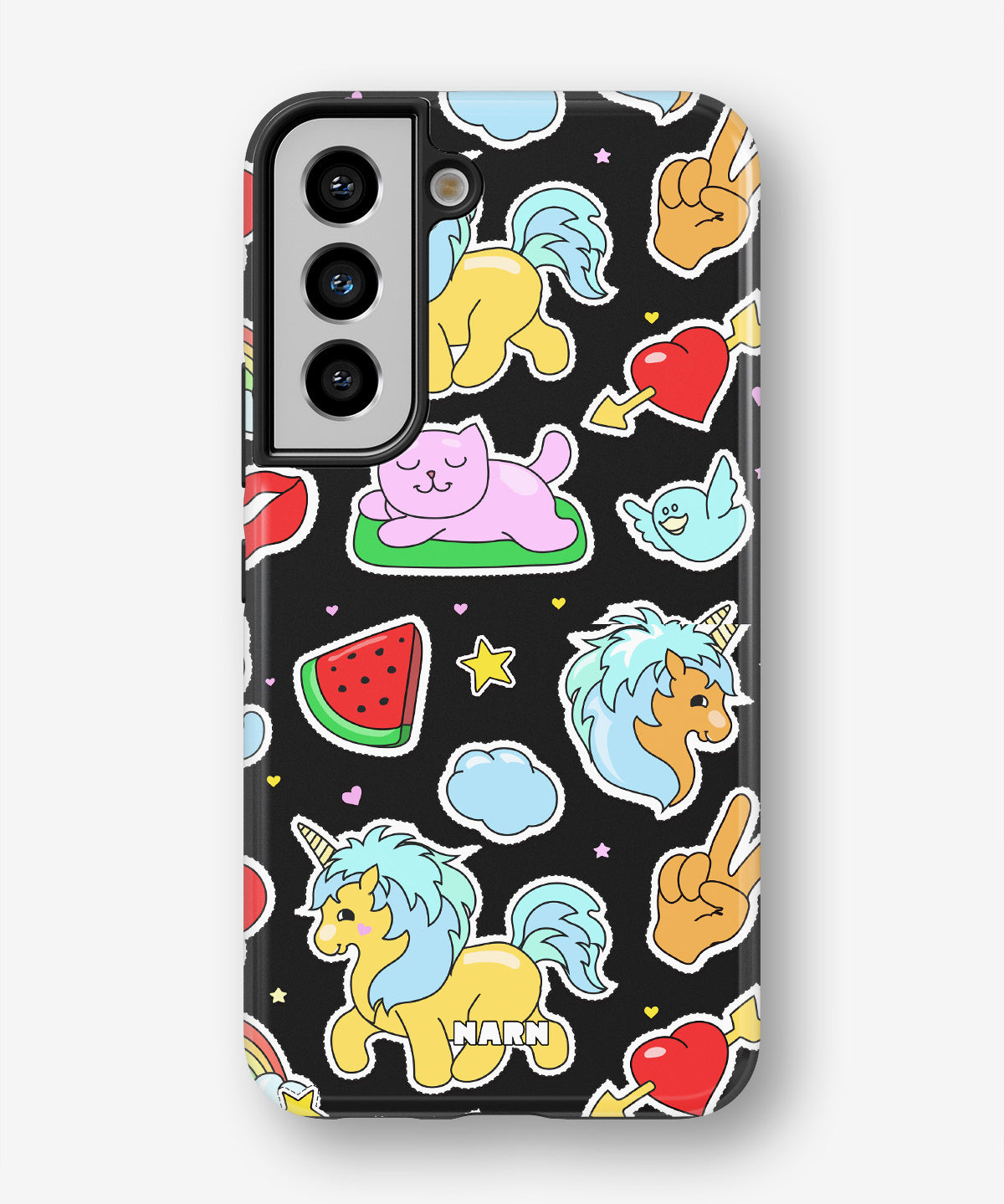 Samsung Galaxy S21 Tough Case – Cute Stickers - View 1