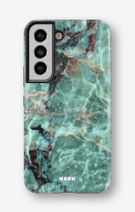 Samsung Galaxy S21 Tough Case – Green Marble - View 1