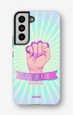 Samsung Galaxy S21 Tough Case – Fight Like A Girl - View 1