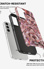 Samsung Galaxy S21 Tough Case – Pink Crystals - View 2