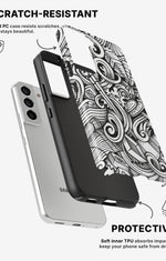 Samsung Galaxy S21 Tough Case – Japanese Pattern - View 2