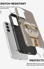 Samsung Galaxy S21 Tough Case – Hipster Ostrich - View 2