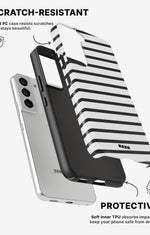 Samsung Galaxy S21 Tough Case – Black Stripes - View 2