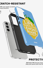 Samsung Galaxy S21 Tough Case – Lemon Quote - View 2