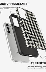 Samsung Galaxy S21 Tough Case – Houndstooth - View 2