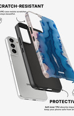 Samsung Galaxy S21 Tough Case – Blue Agate - View 2