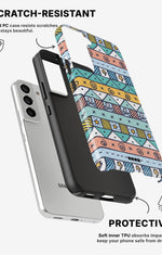Samsung Galaxy S21 Tough Case – Cute Pattern - View 2