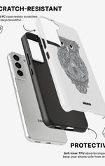 Samsung Galaxy S21 Tough Case – Owl - View 2