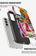 Samsung Galaxy S21 Tough Case – Abstract Portrait - View 2