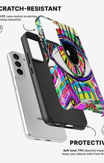 Samsung Galaxy S21 Tough Case – Abstract Eye - View 2