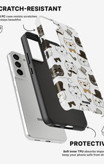 Samsung Galaxy S21 Tough Case – Cartoon Cats - View 2