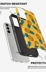 Samsung Galaxy S21 Tough Case – Sunny Pineapple - View 2