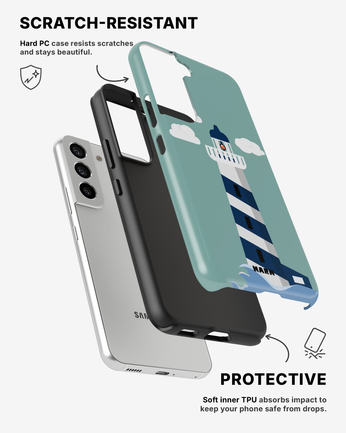 Samsung Galaxy S21 Tough Case – Lighthouse - View 2