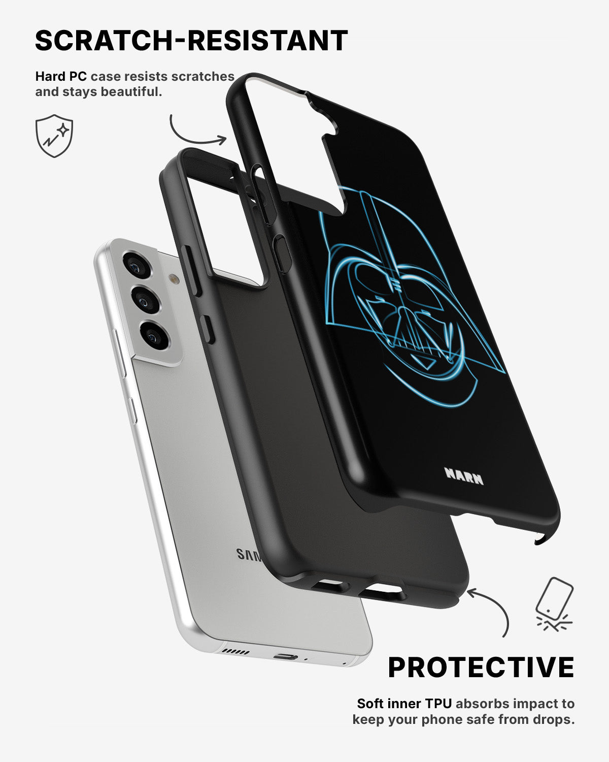 Samsung Galaxy S21 Tough Case – Darth Vader - View 2