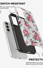 Samsung Galaxy S21 Tough Case – Birds Among Roses - View 2