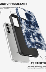 Samsung Galaxy S21 Tough Case – Tie Dye Blue - View 2
