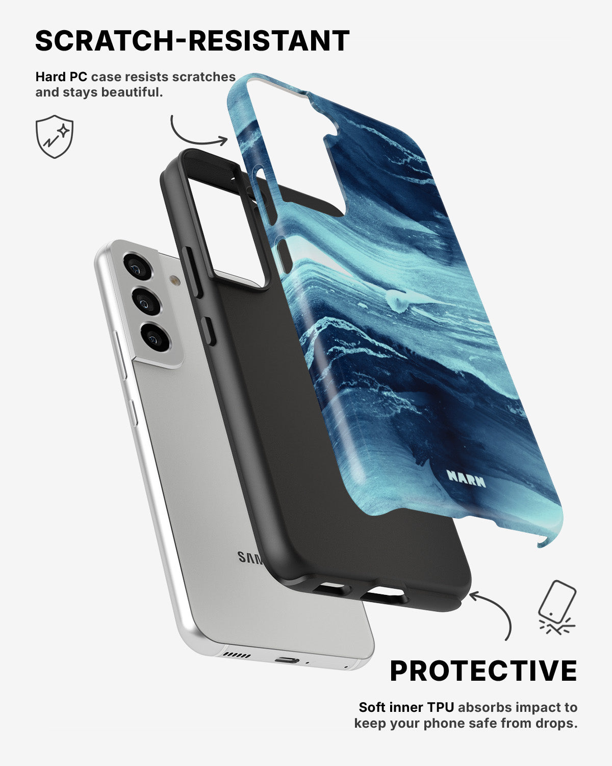 Samsung Galaxy S21 Tough Case – Ocean Dream - View 2