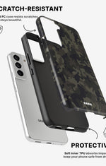 Samsung Galaxy S21 Tough Case – Jungle Green Camo - View 2