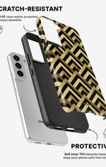 Samsung Galaxy S21 Tough Case – Goldline - View 2