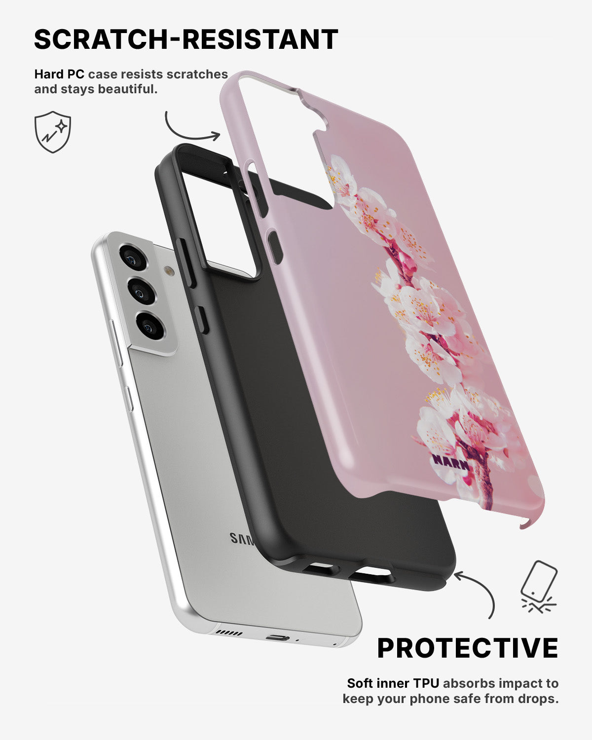 Samsung Galaxy S21 Tough Case – Pink Harmony - View 2