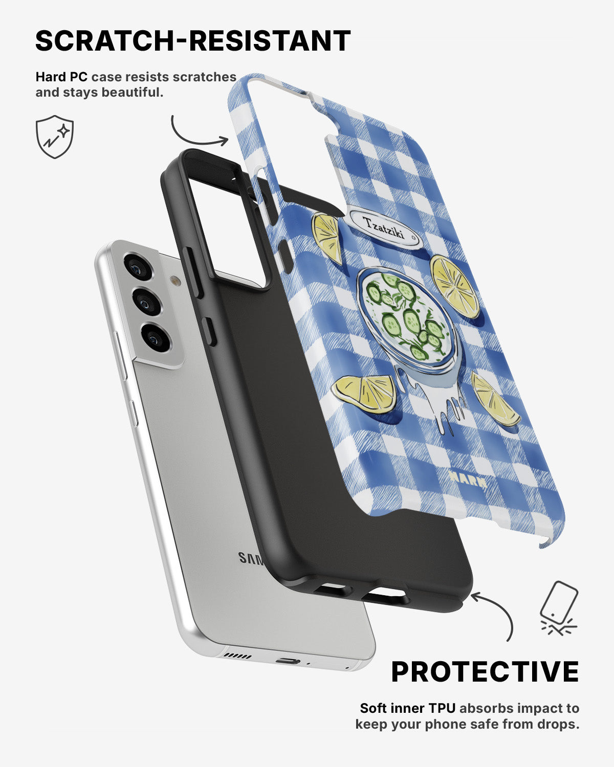 Samsung Galaxy S21 Tough Case – Tzatziki Time - View 2