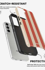 Samsung Galaxy S21 Tough Case – Sunset Stripes - View 2