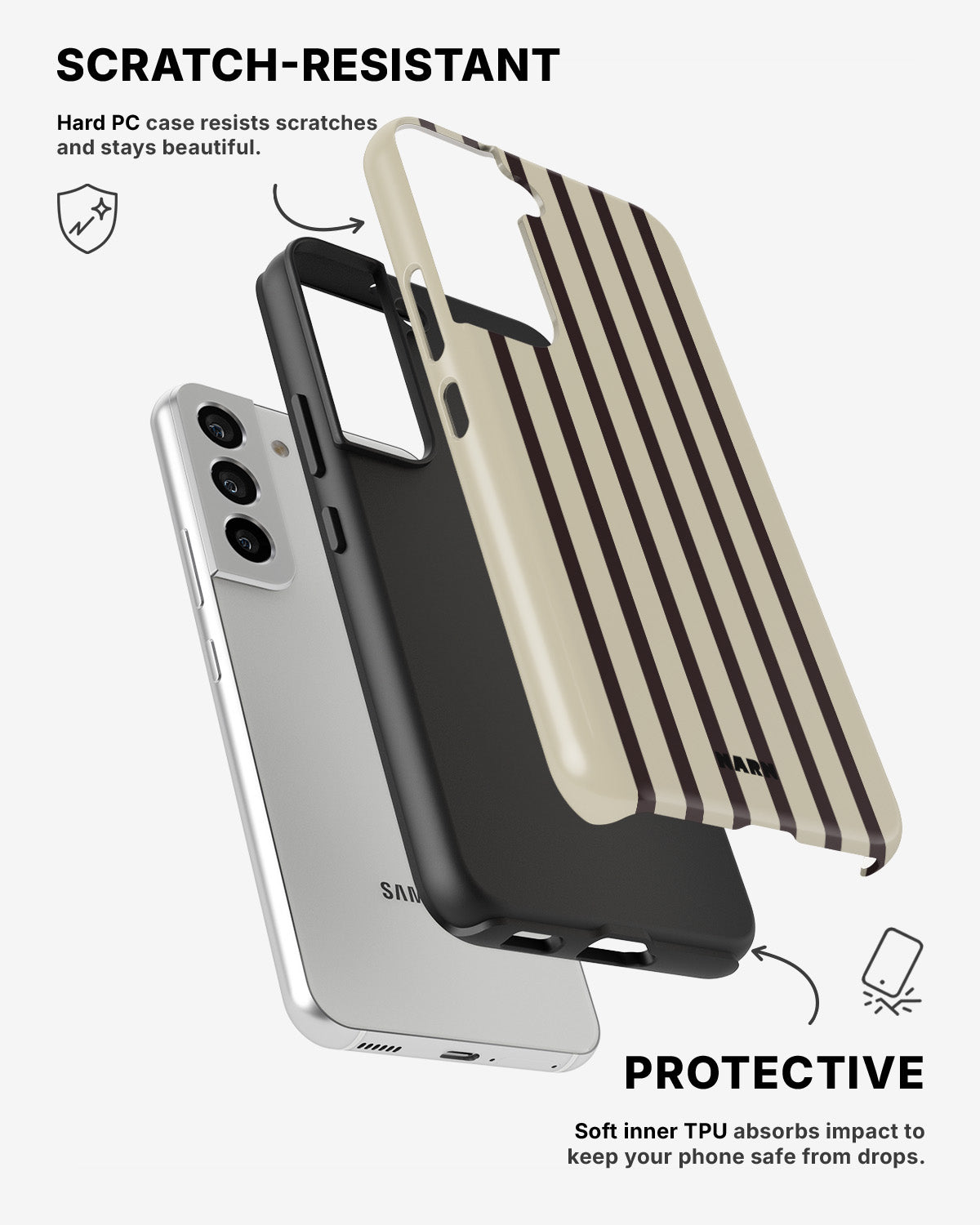 Samsung Galaxy S21 Tough Case – Class Lines - View 2
