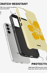 Samsung Galaxy S21 Tough Case – Golden Bloom - View 2