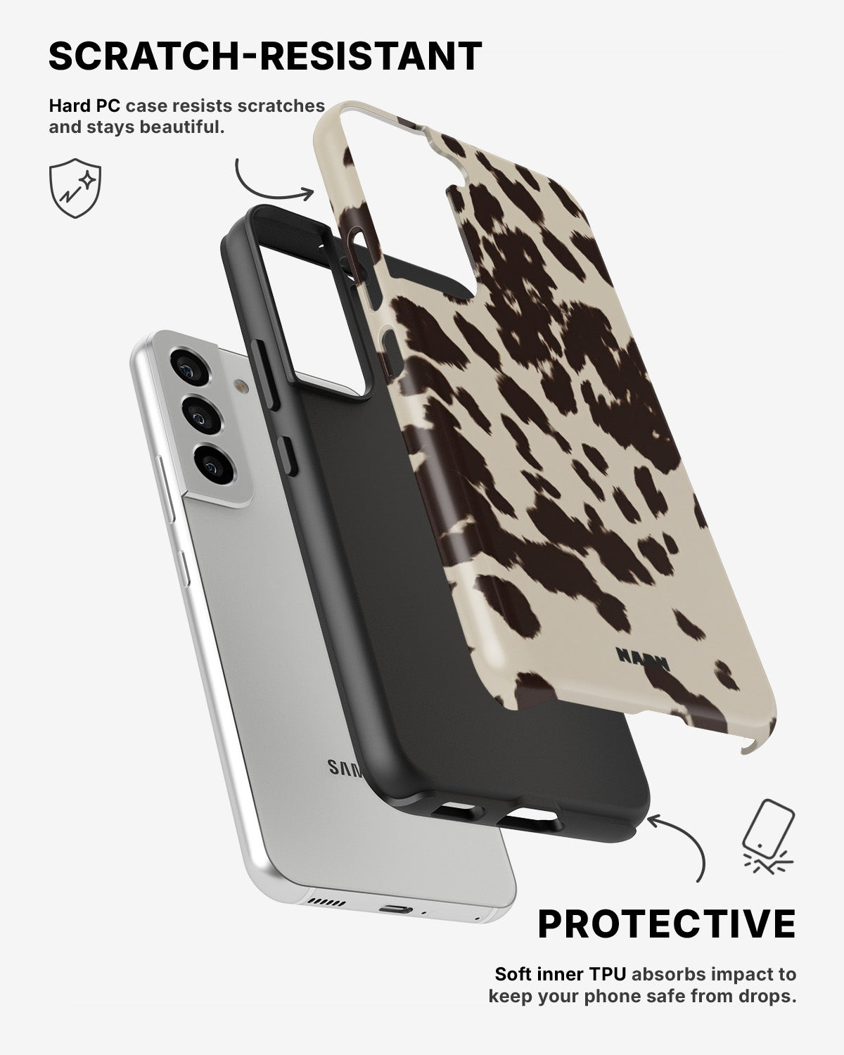 Samsung Galaxy S21 Tough Case – Cowhide - View 2