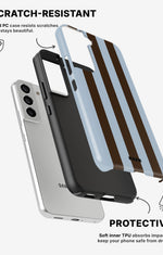 Samsung Galaxy S21 Tough Case – Bistro Stripes - View 2