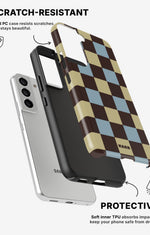 Samsung Galaxy S21 Tough Case – Butter Check - View 2