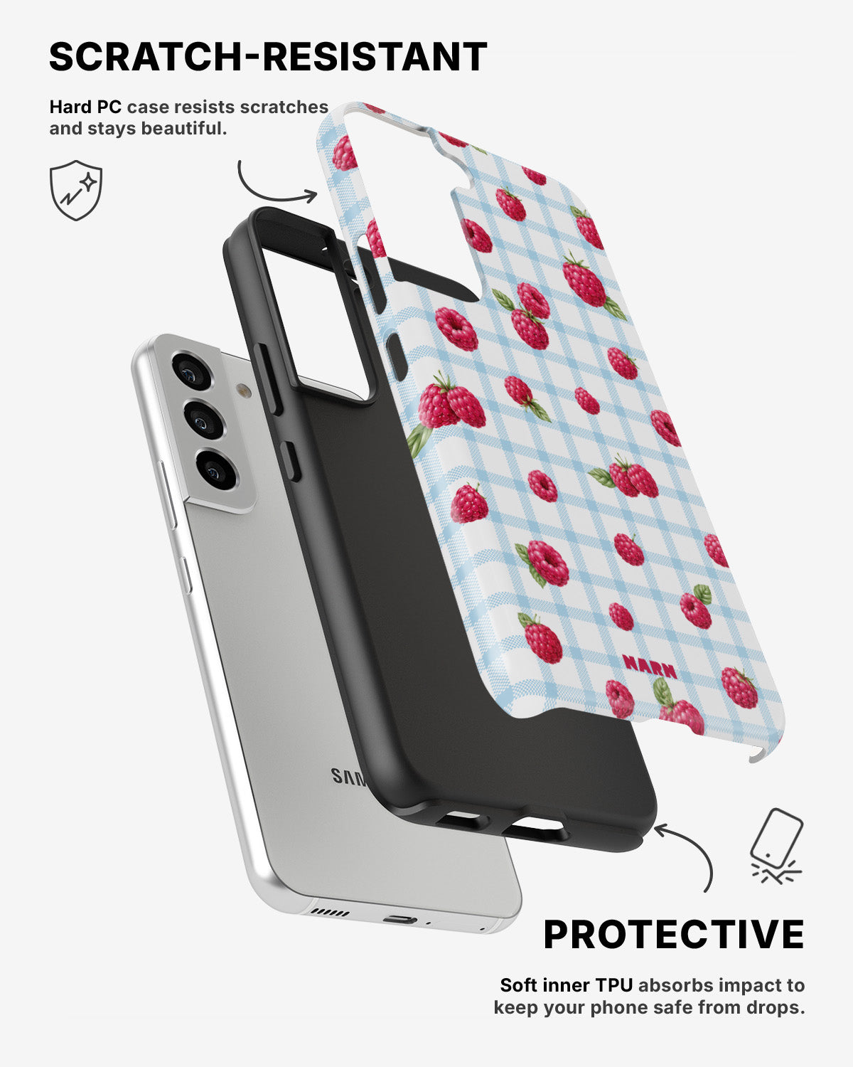 Samsung Galaxy S21 Tough Case – Berry Basket - View 2