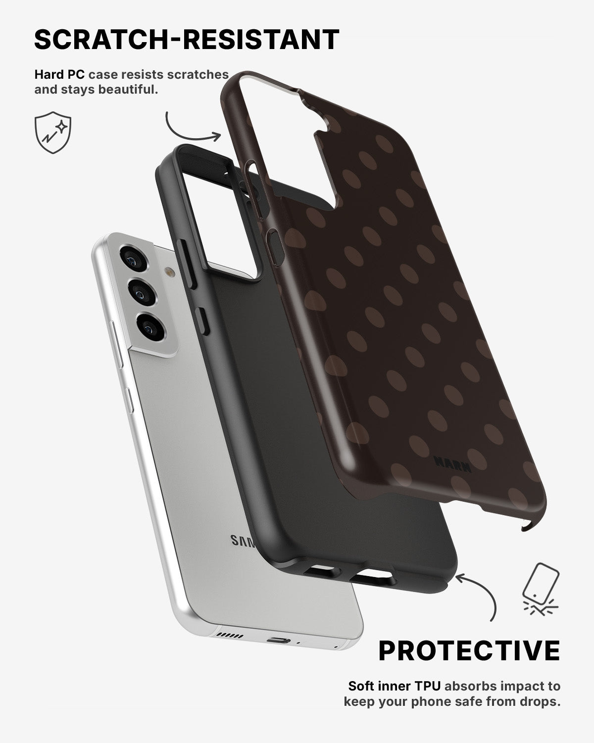 Samsung Galaxy S21 Tough Case – Cocoa - View 2