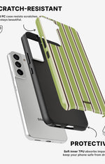 Samsung Galaxy S21 Tough Case – Matcha Lines - View 2
