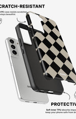 Samsung Galaxy S21 Tough Case – Checkmate - View 2