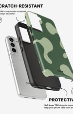 Samsung Galaxy S21 Tough Case – Green Blend - View 2