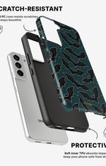 Samsung Galaxy S21 Tough Case – Midnight Bats - View 2