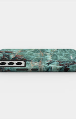 Samsung Galaxy S21 Tough Case – Green Marble - View 3