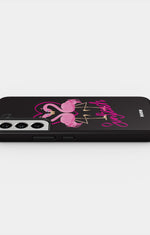 Samsung Galaxy S21 Tough Case – Beach Flamingo - View 3