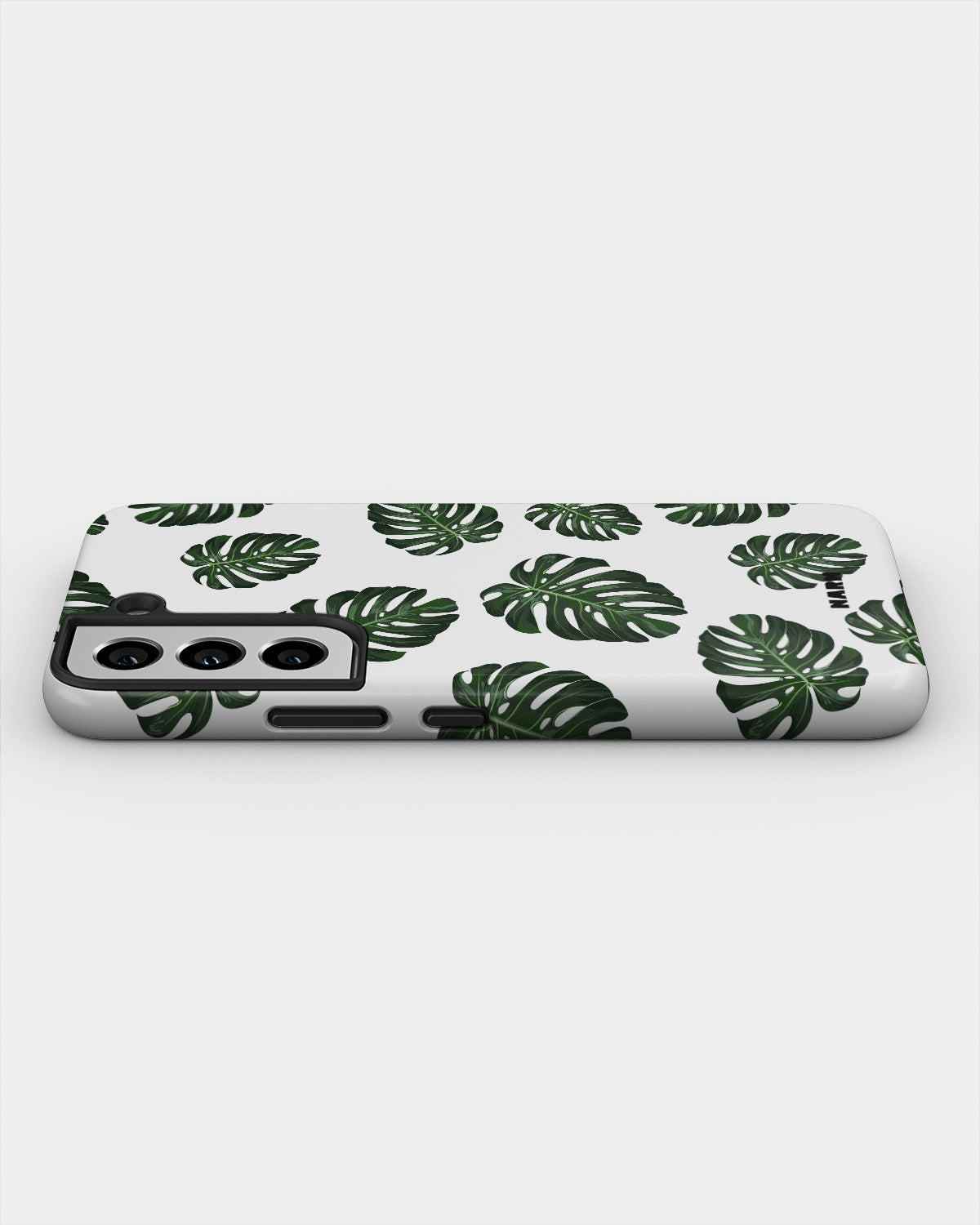 Samsung Galaxy S21 Tough Case – Monstera Pattern - View 3
