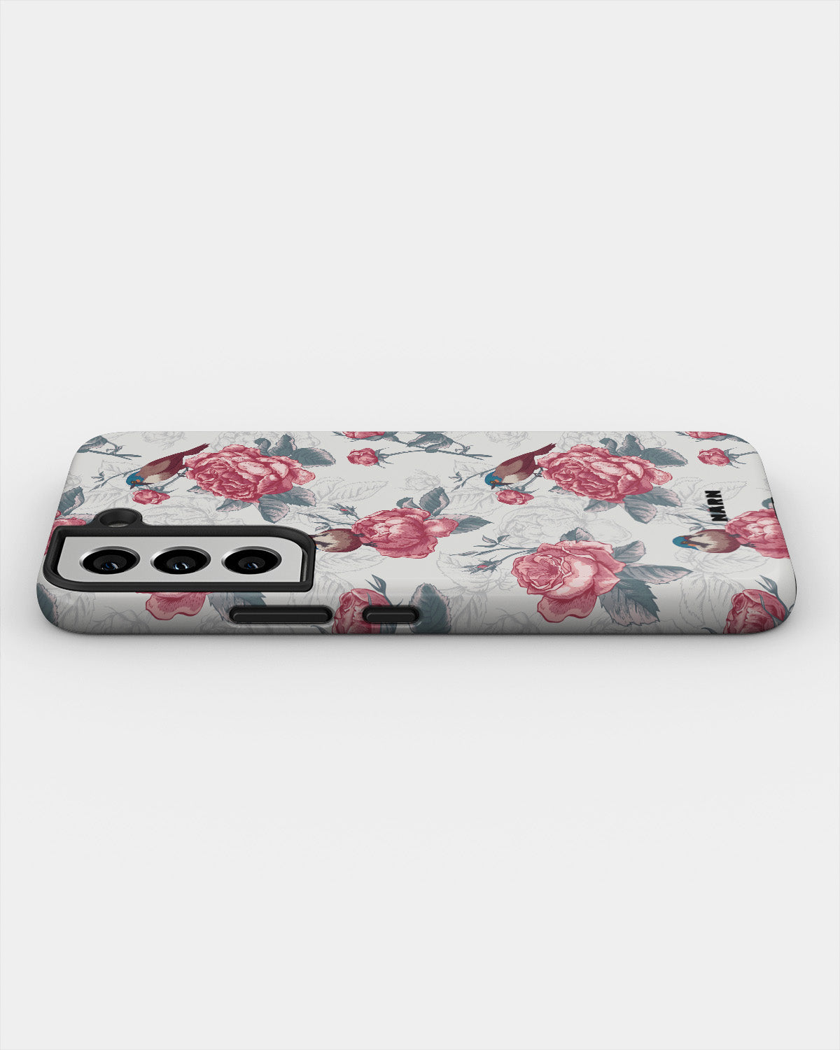 Samsung Galaxy S21 Tough Case – Birds Among Roses - View 3
