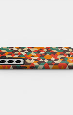 Samsung Galaxy S21 Tough Case – Retro Geometric - View 3