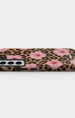 Samsung Galaxy S21 Tough Case – Leopard Flower - View 3