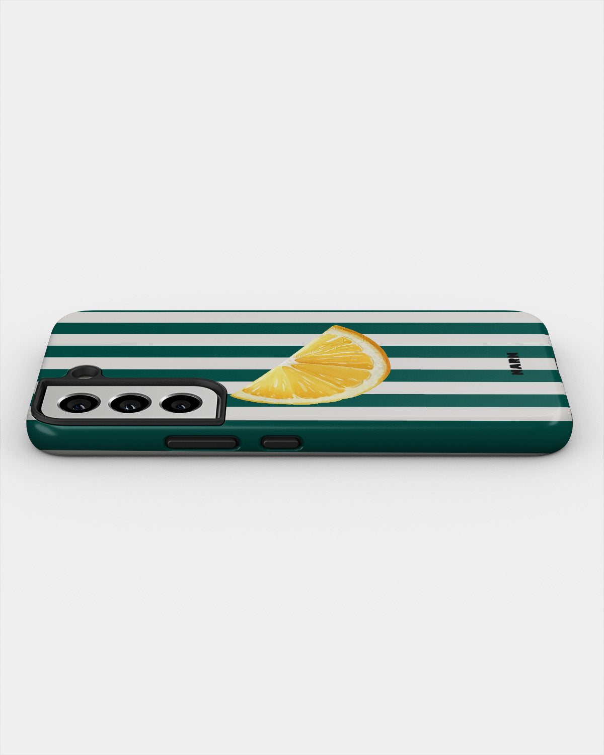 Samsung Galaxy S21 Tough Case – Lemon Stripes - View 3