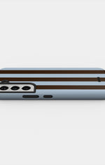 Samsung Galaxy S21 Tough Case – Bistro Stripes - View 3