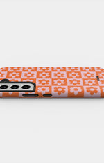 Samsung Galaxy S21 Tough Case – Peach Petals - View 3